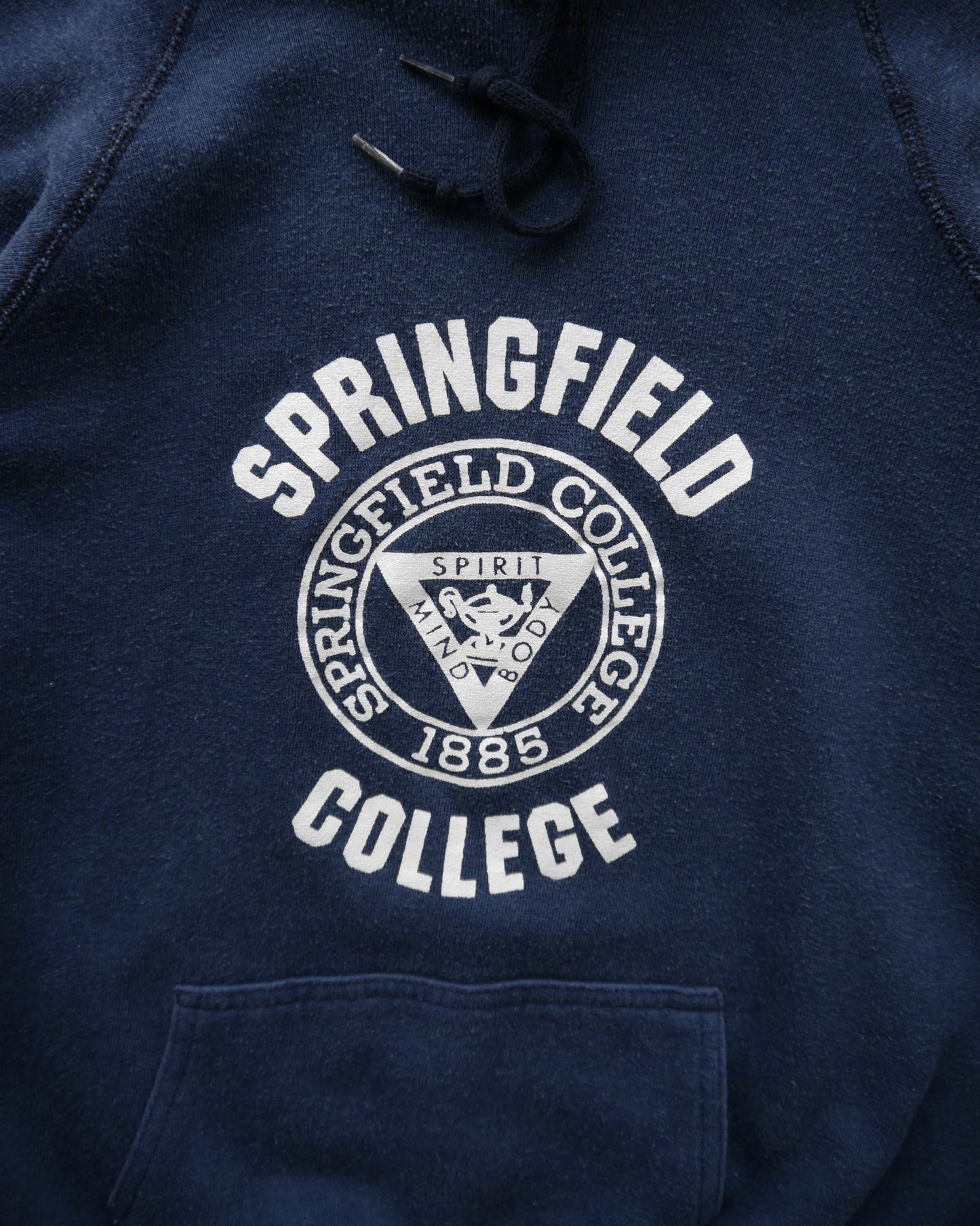 70s “Springfield College” Raglan Hoodie (M)