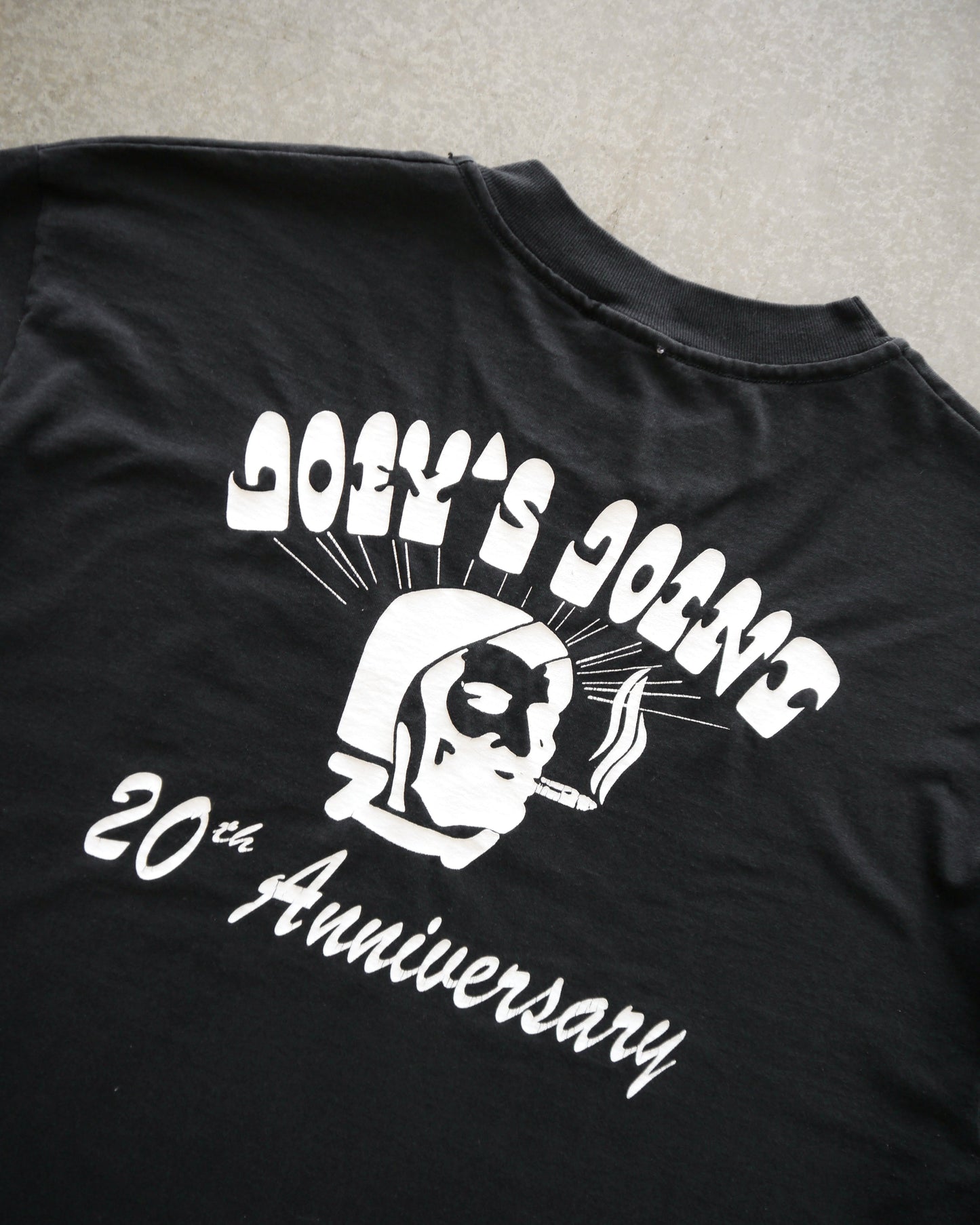 90s “Joey’s Joint” Boxy Black Tee (L/XL)