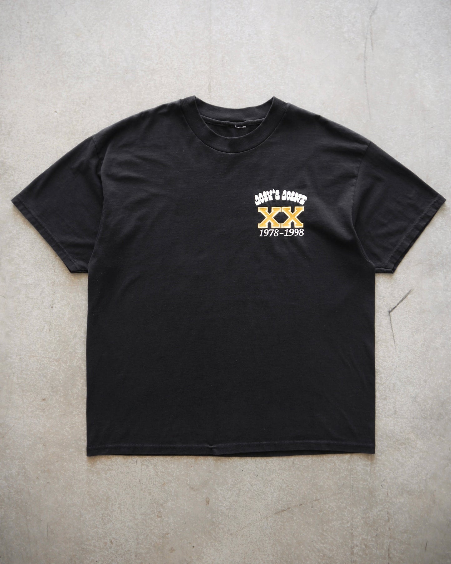90s “Joey’s Joint” Boxy Black Tee (L/XL)