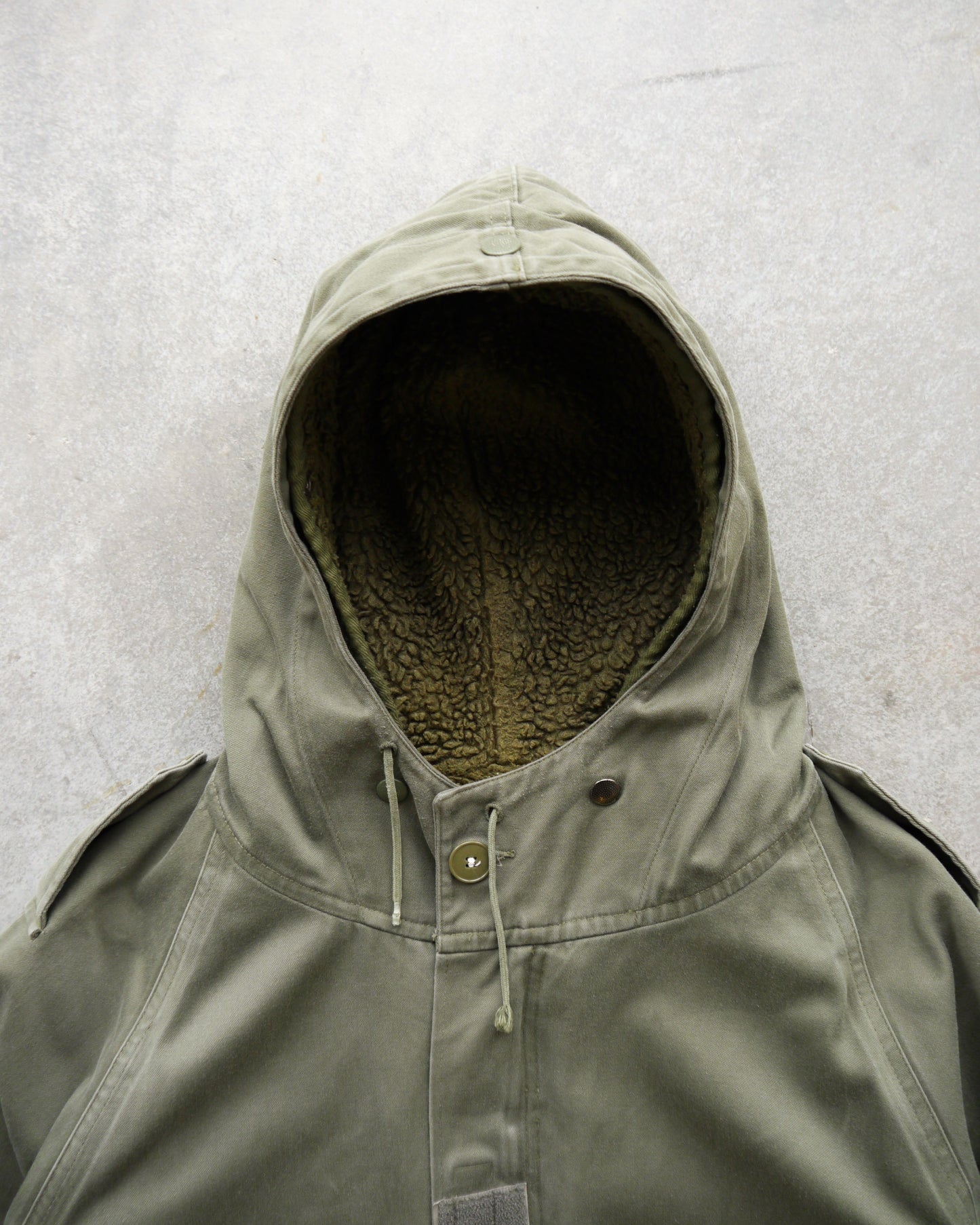 90s French Military F-2 Hooded Jacket (M)