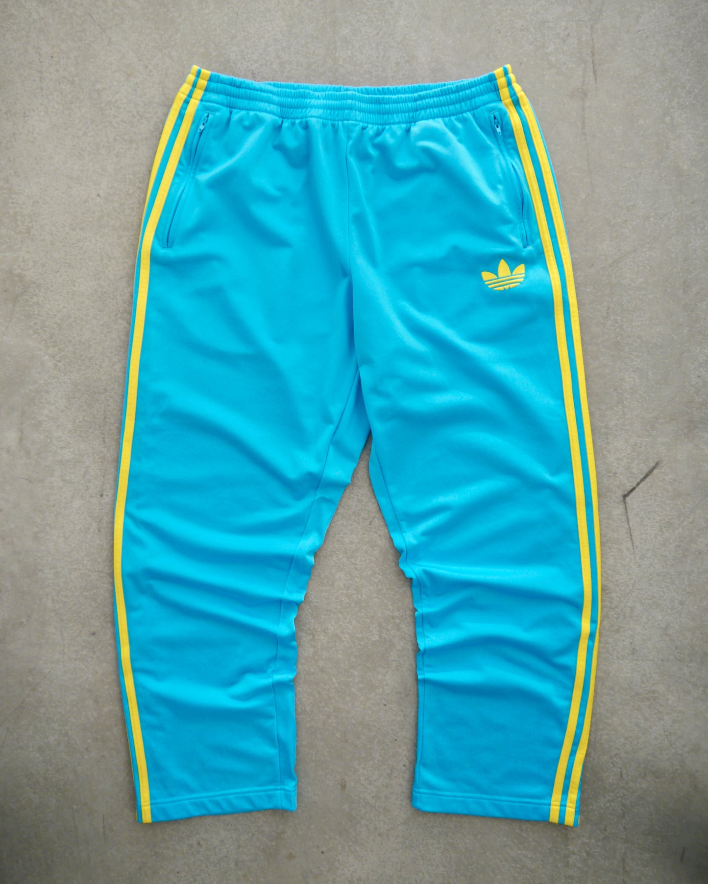 2000s Adidas Ice/Mint Trackpants (32-34)