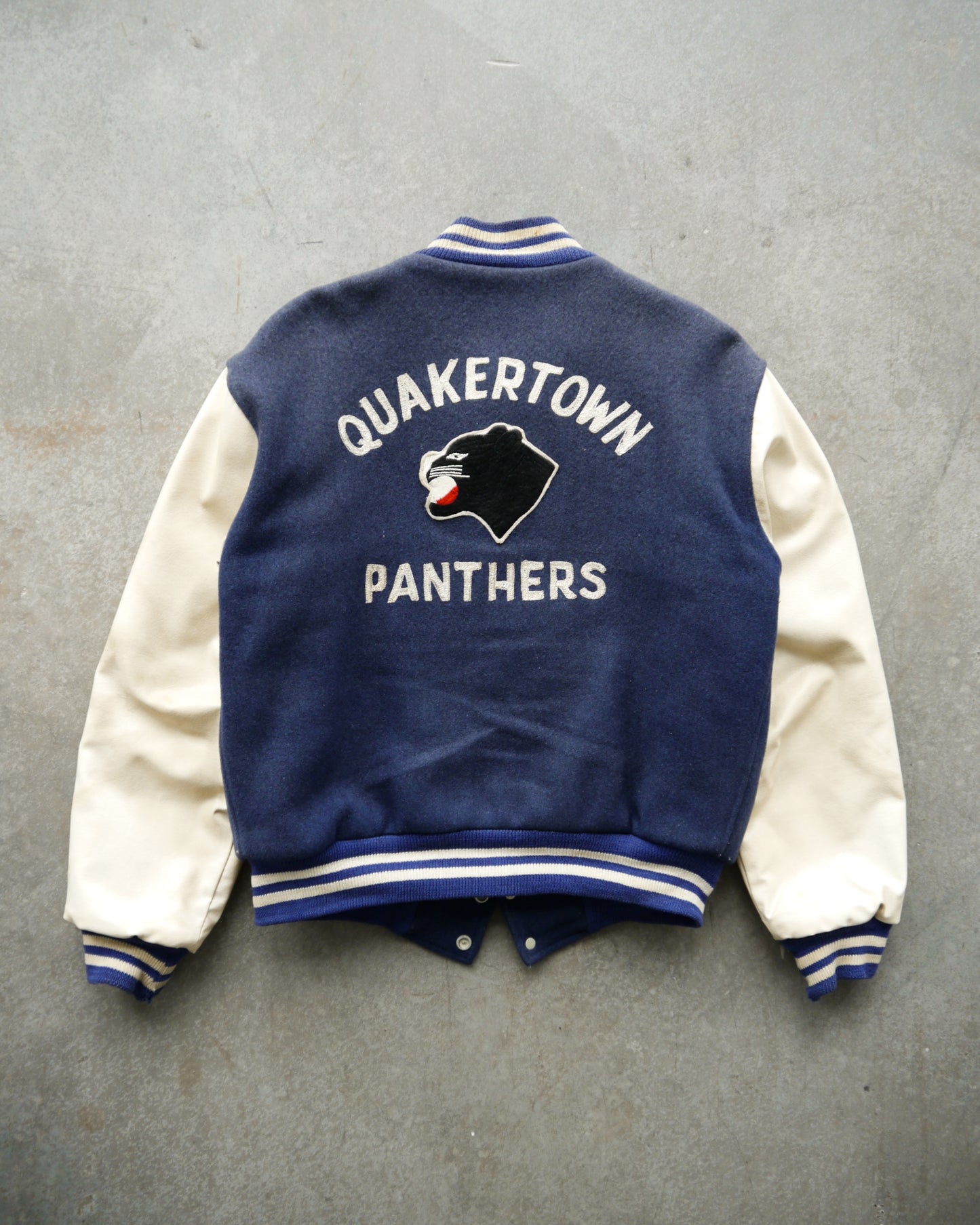 60s “Panthers” Chain Stitch Varsity Jacket (M)