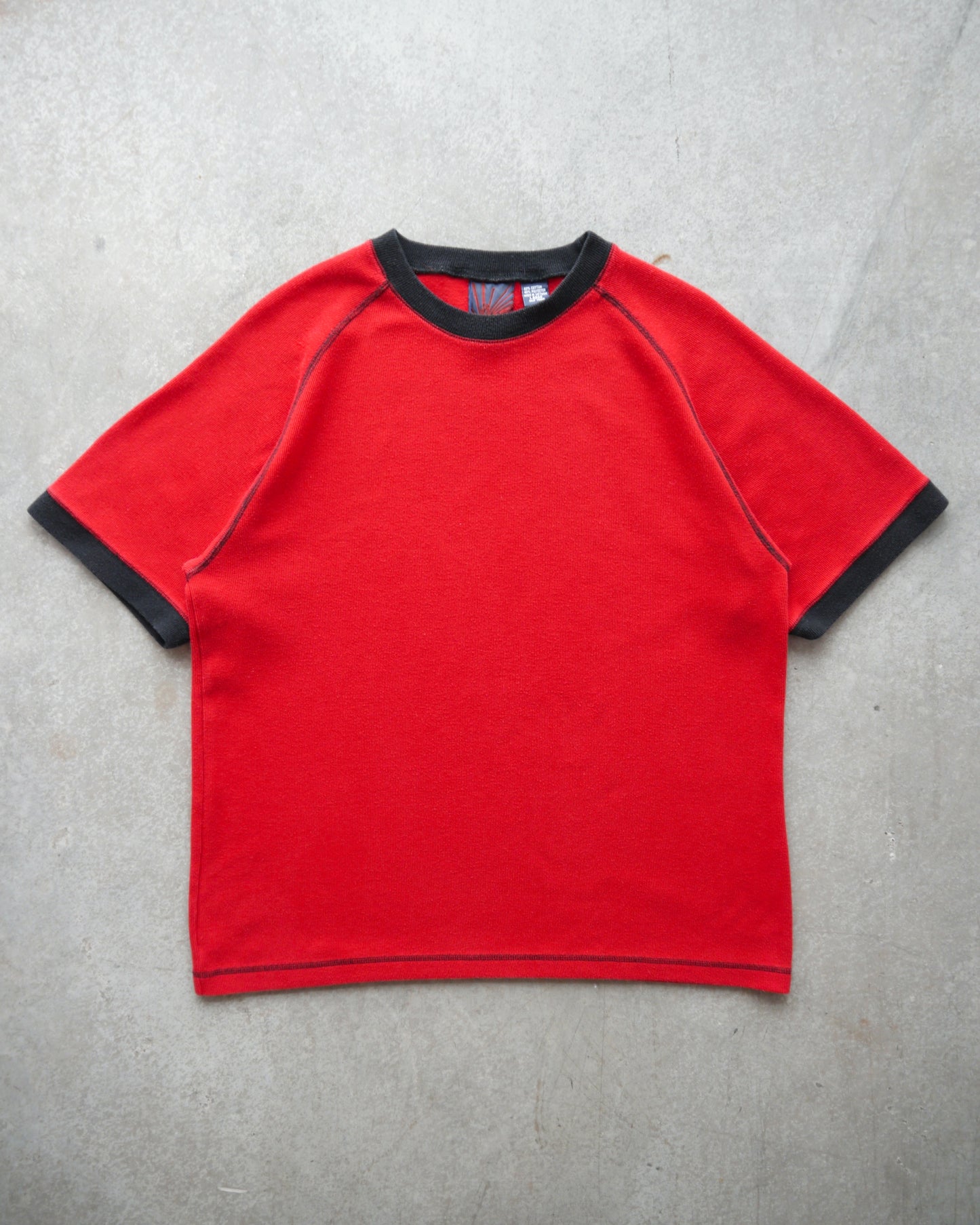 Early 2000s C-TWO Knit Raglan Tee (L)