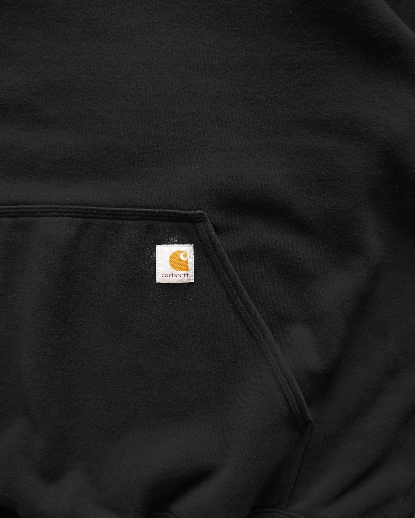 2000s Carhartt Faded Black Hoodie (XL)
