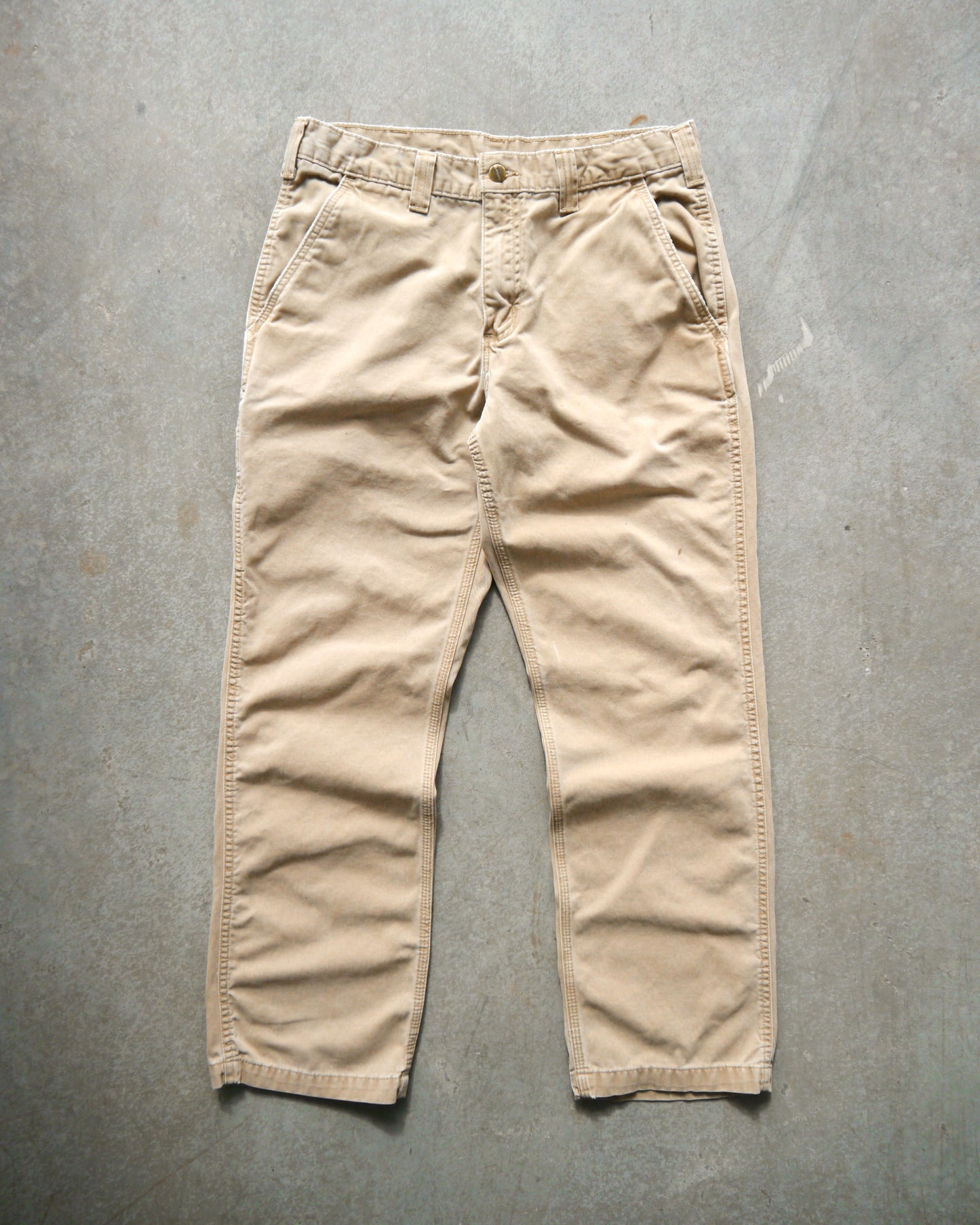 2000s Carhartt Tan Work Pants (34x30)