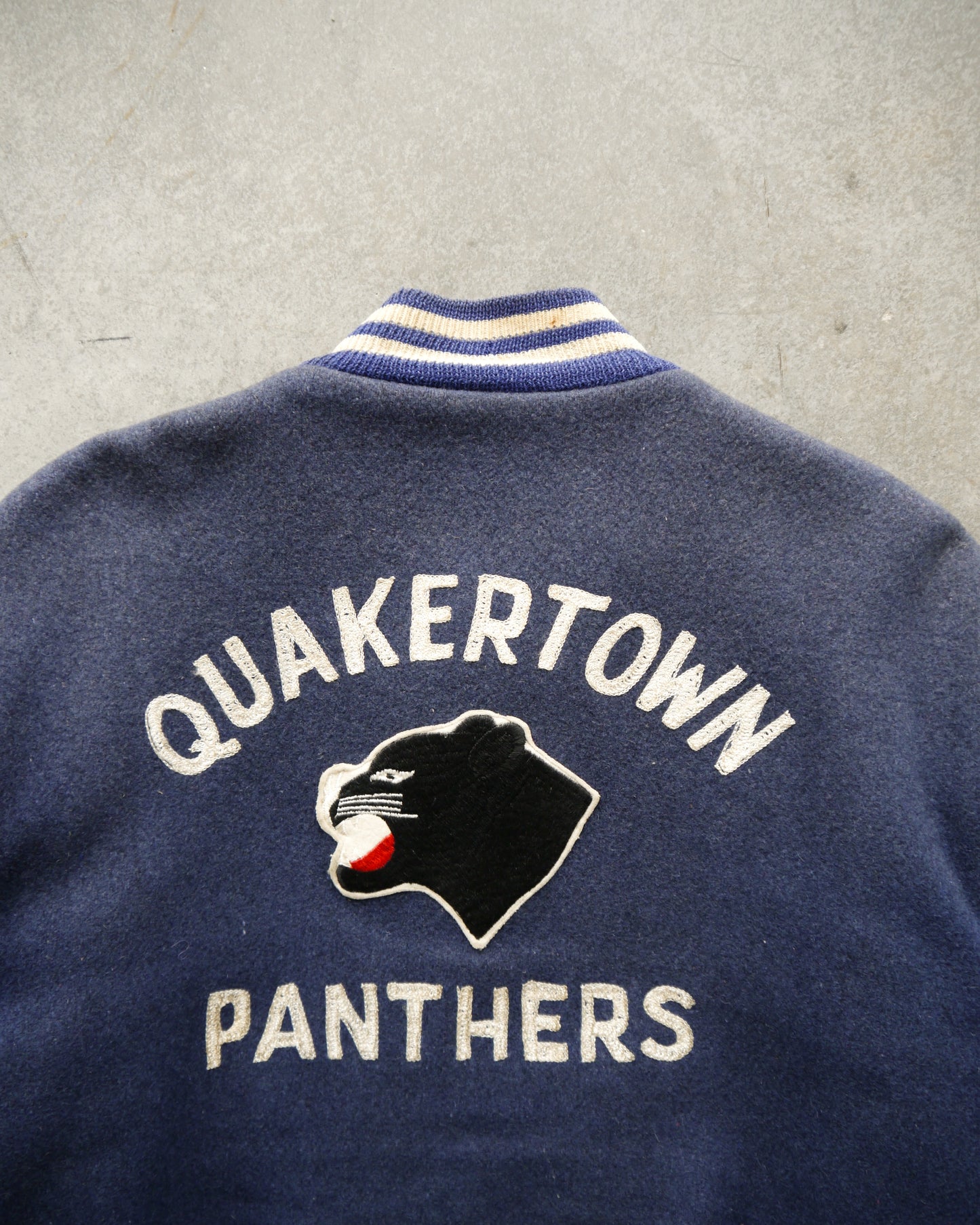 60s “Panthers” Chain Stitch Varsity Jacket (M)