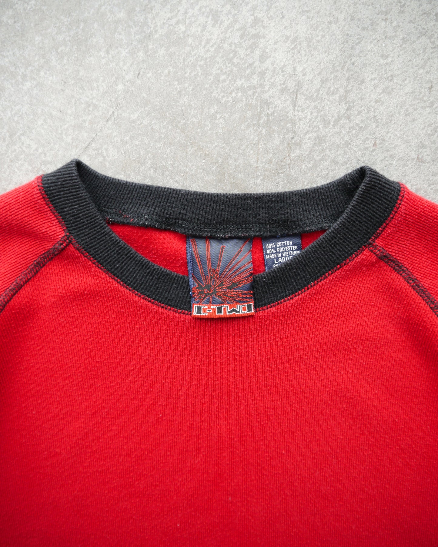 Early 2000s C-TWO Knit Raglan Tee (L)