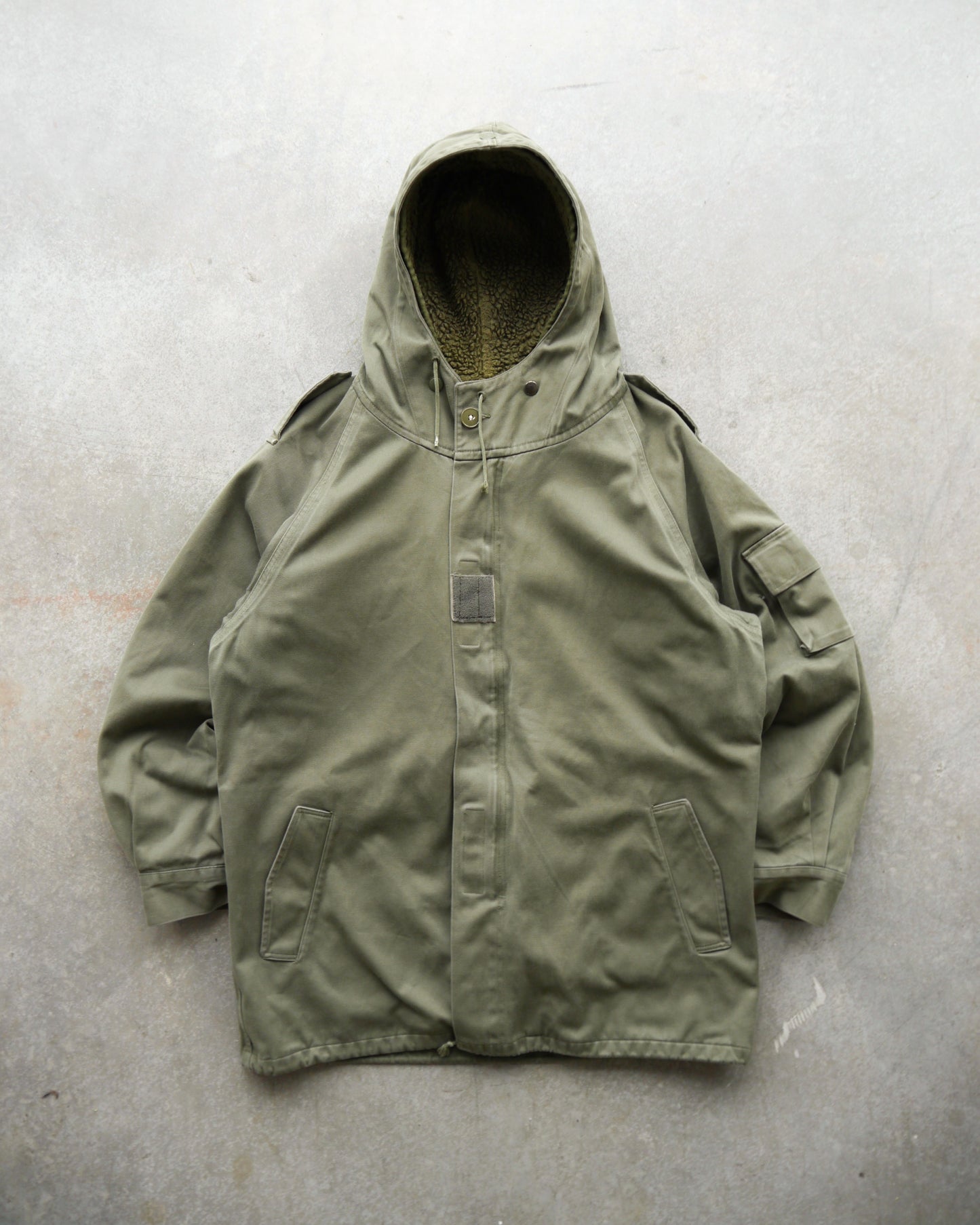 90s French Military F-2 Hooded Jacket (M)
