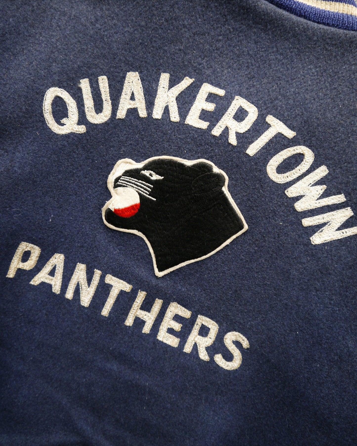 60s “Panthers” Chain Stitch Varsity Jacket (M)