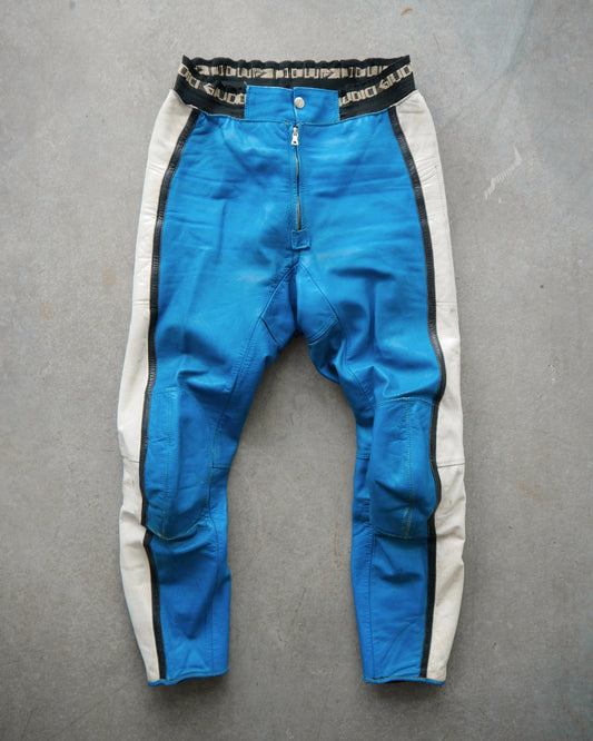 70s Giudici Italian Leather Motorcycle Pants (29x29)