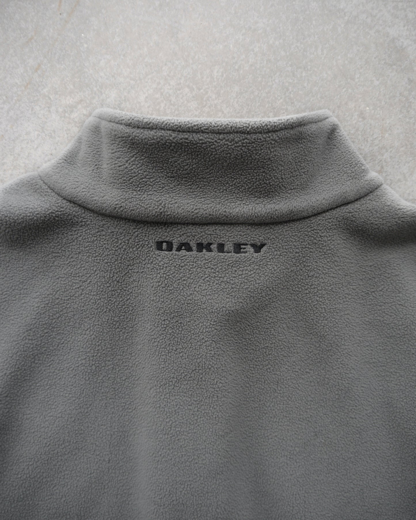 2000s Oakley Dark Grey Full Zip Fleece Jacket (XL)