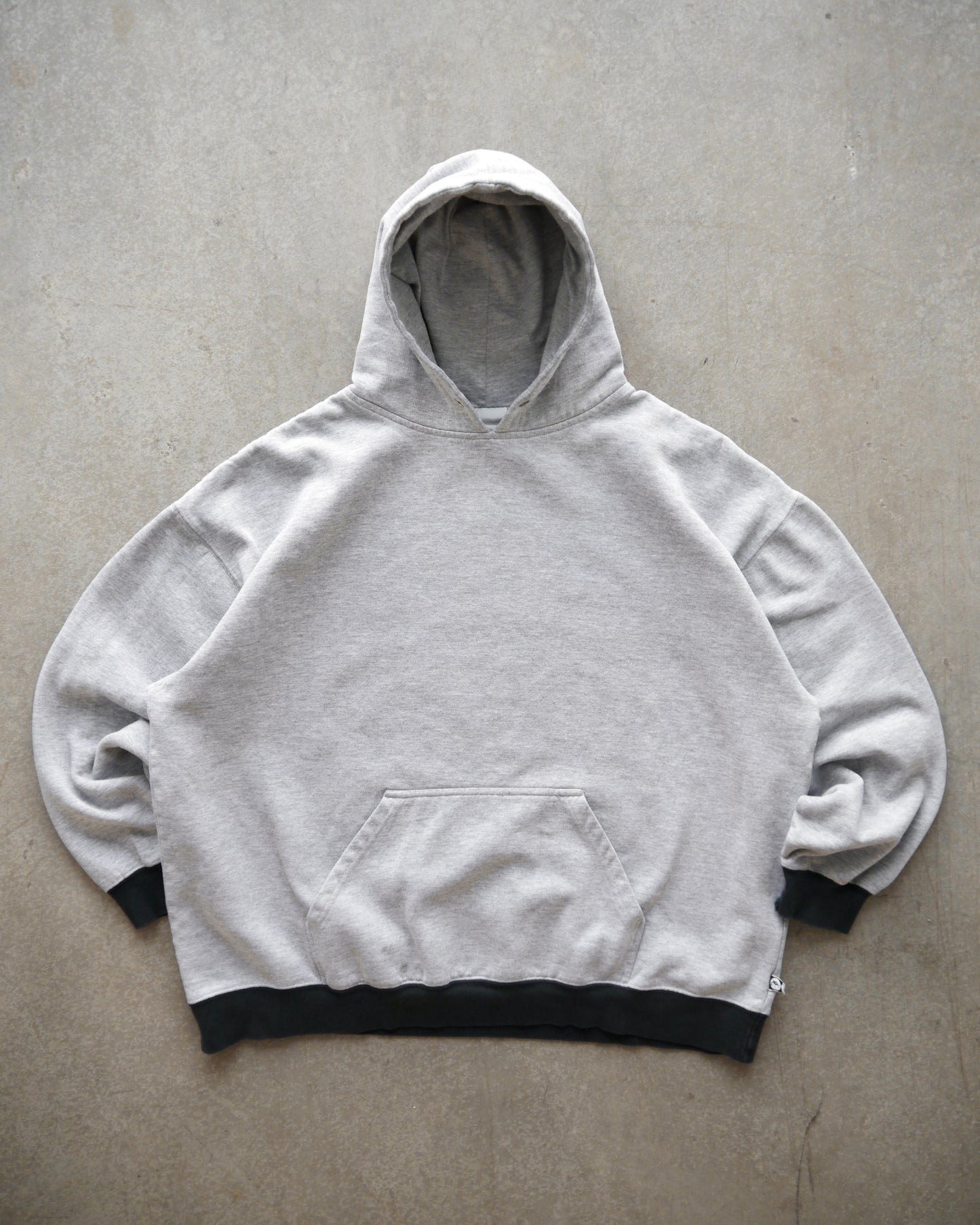 90s Discus Boxy Two Tone Blank Hoodie (L/XL)