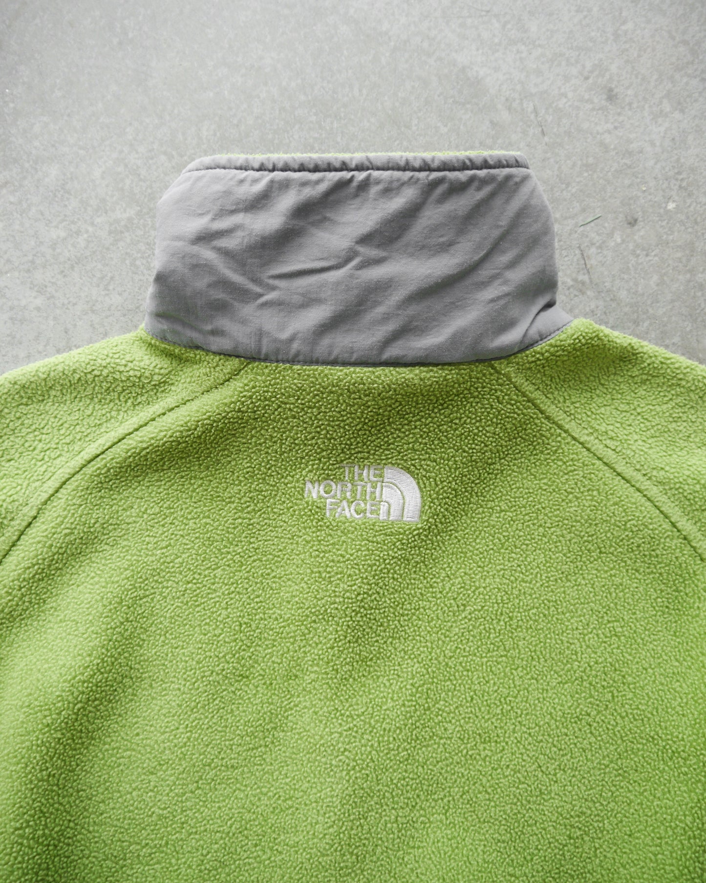 2000s The North Face “Grinch” Full Zip Fleece Jacket (M)