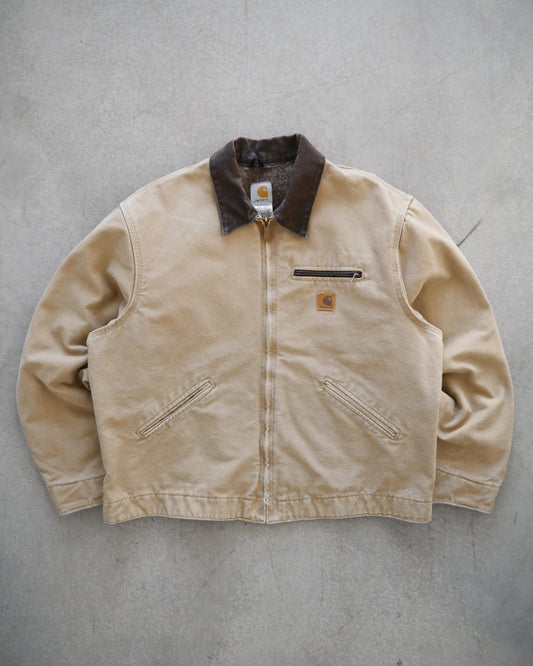 90s Tan Carhartt Detroit Work Jacket (L/XL)