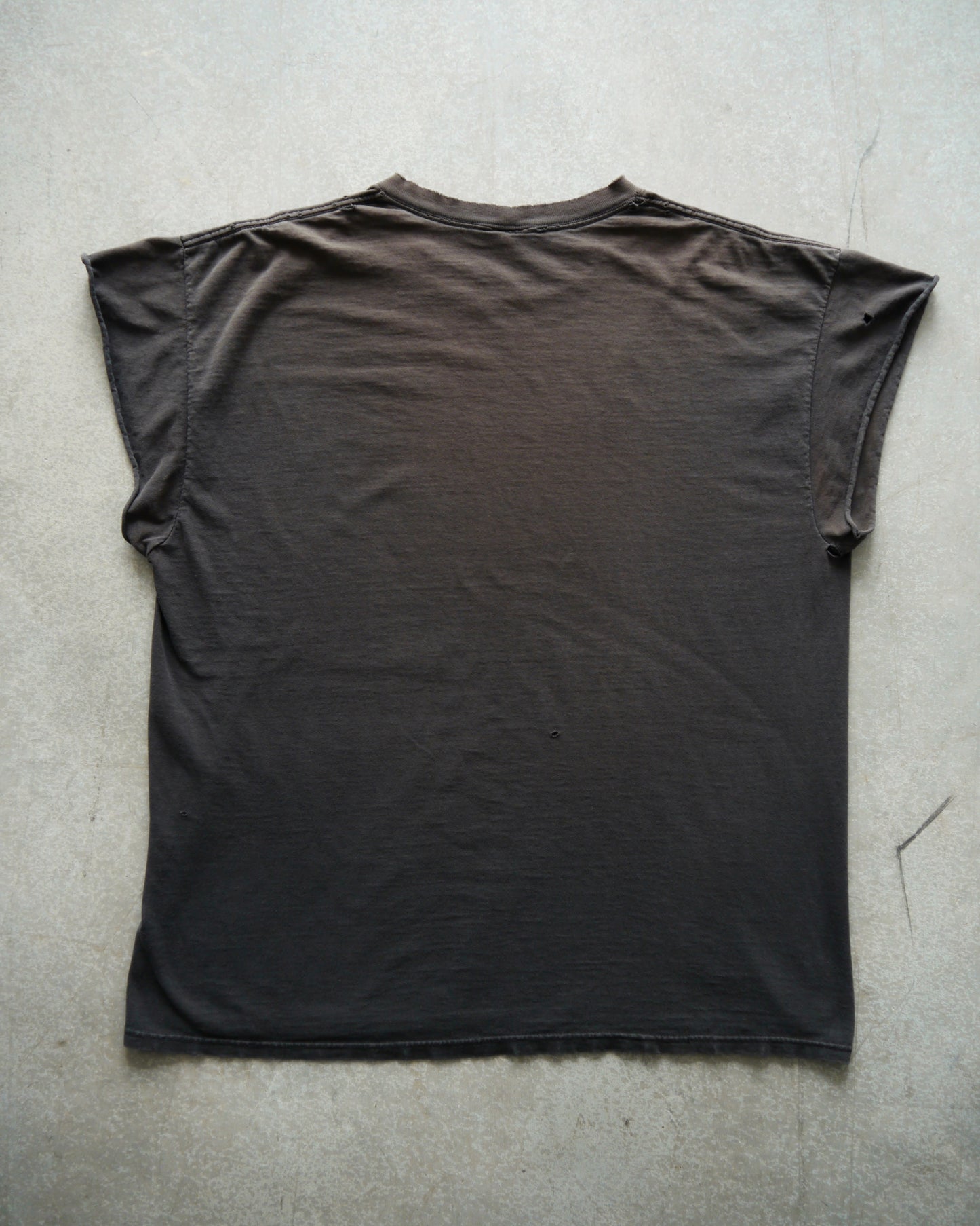 90s Thrashed Sun Faded Black Nature Tee (XL)